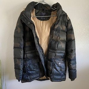 Camo Jacket - Down Coat - Abercrombie and Fitch